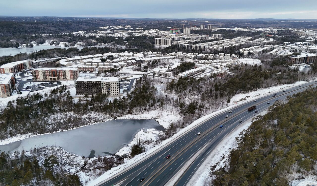 Highway 102 near Larry Uteck Drive.